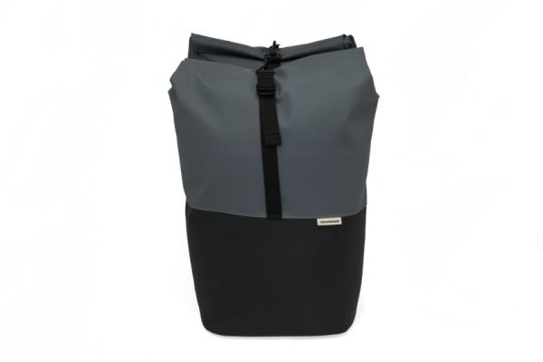 New Looxs Nyborg Doppelte Fahrradtasche 34L Wasserdicht Dunkelgrau